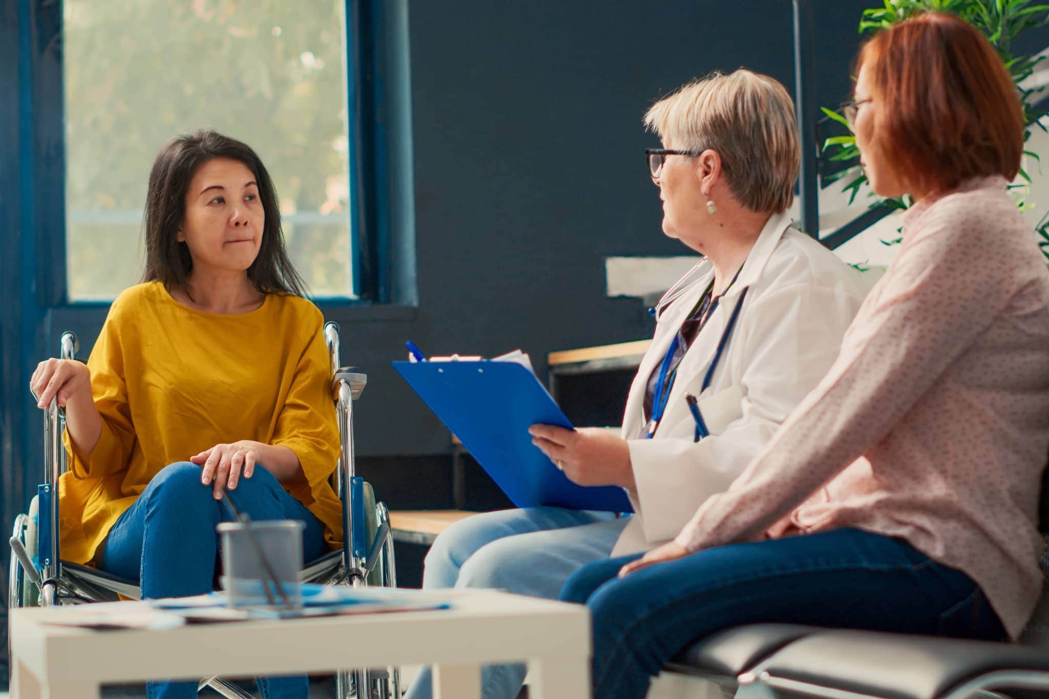 A doctor discussing with a patient - Pearson TalentLens
