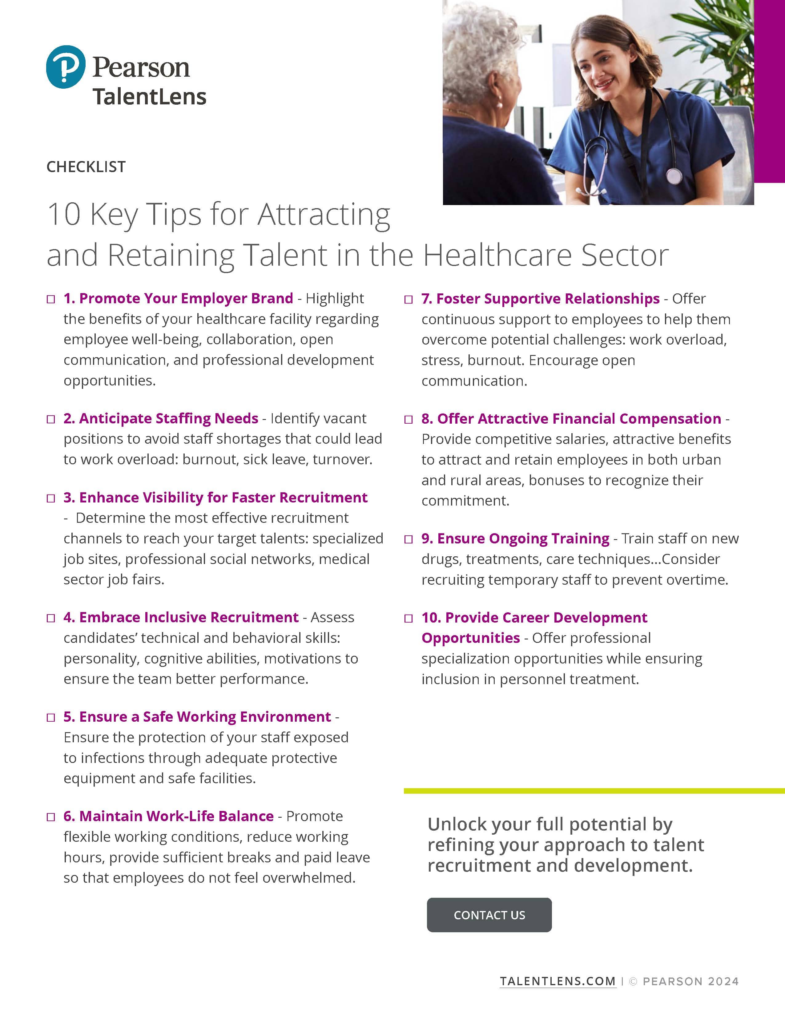 10 Key Tips for Attracting and Retaining Talent in the Healthcare Sector